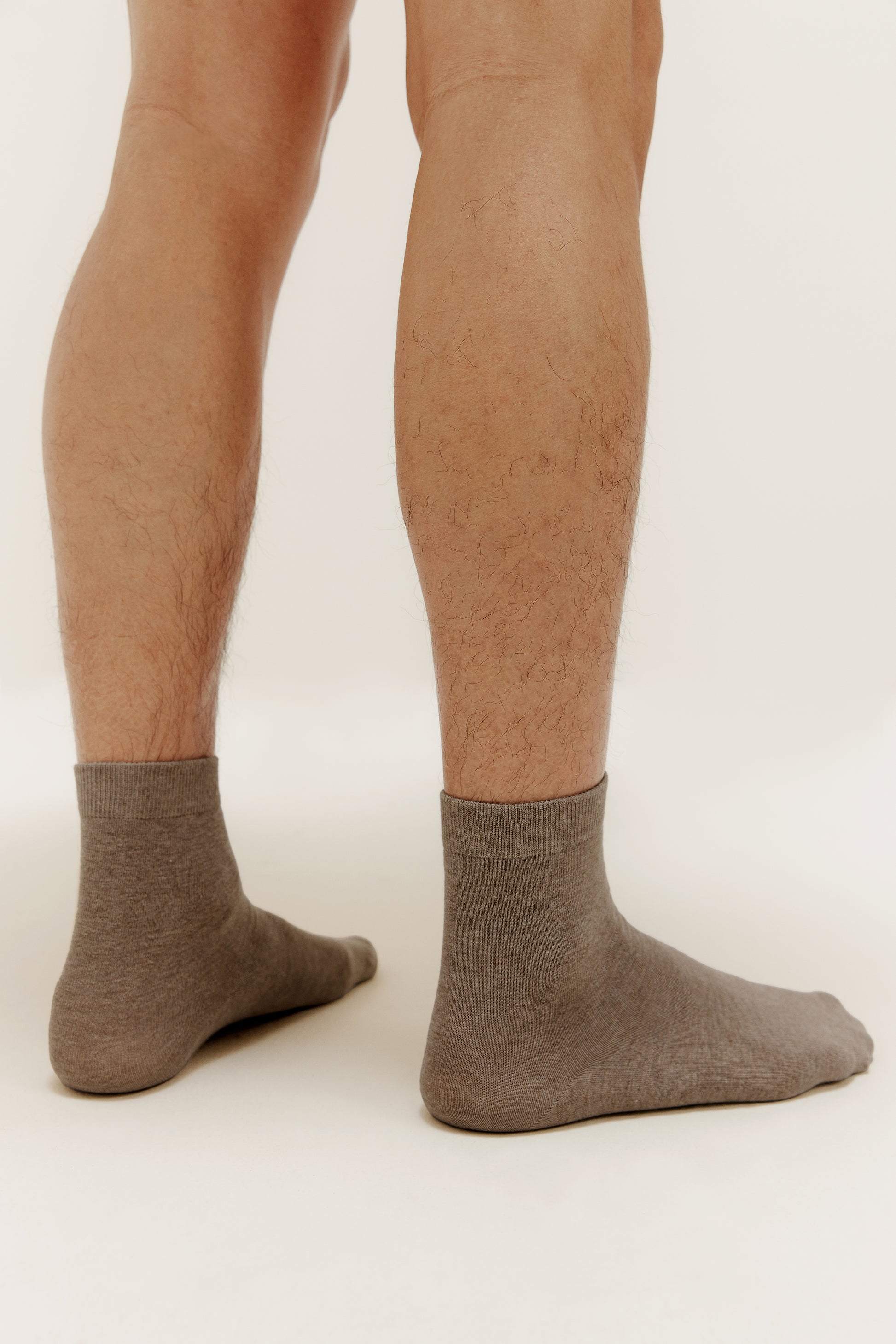Neiwai Men’s Mid-Calf Socks (3-Pack) | Black/White/Gray | Warm | Warm & Cozy | Minimalist | Cozy | Cotton/Polyester