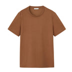 brown t shirt