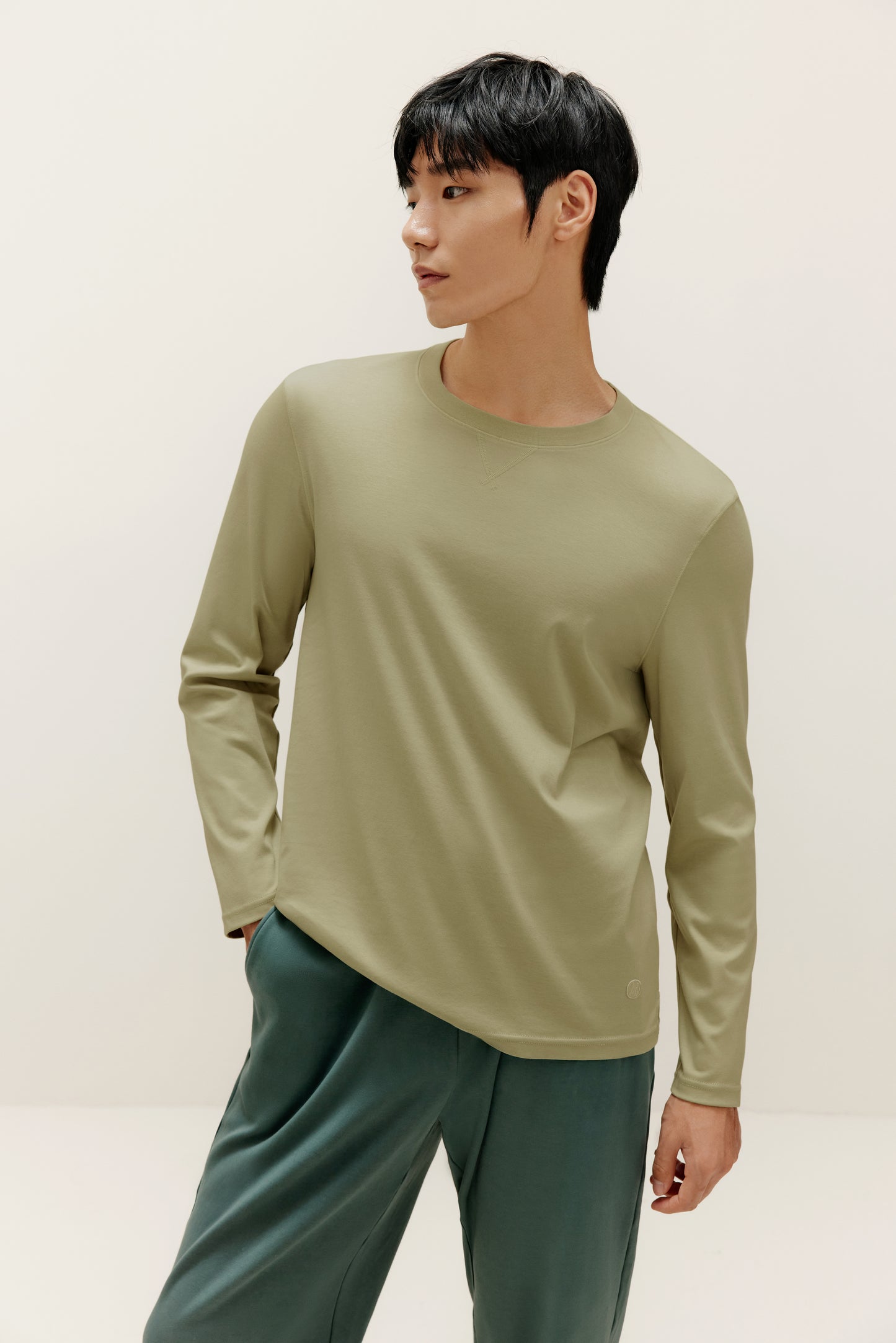 Men's Basic Long Sleeved T-shirt