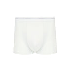 Men’s Cotton Boxer Brief in white. Bright White color. 