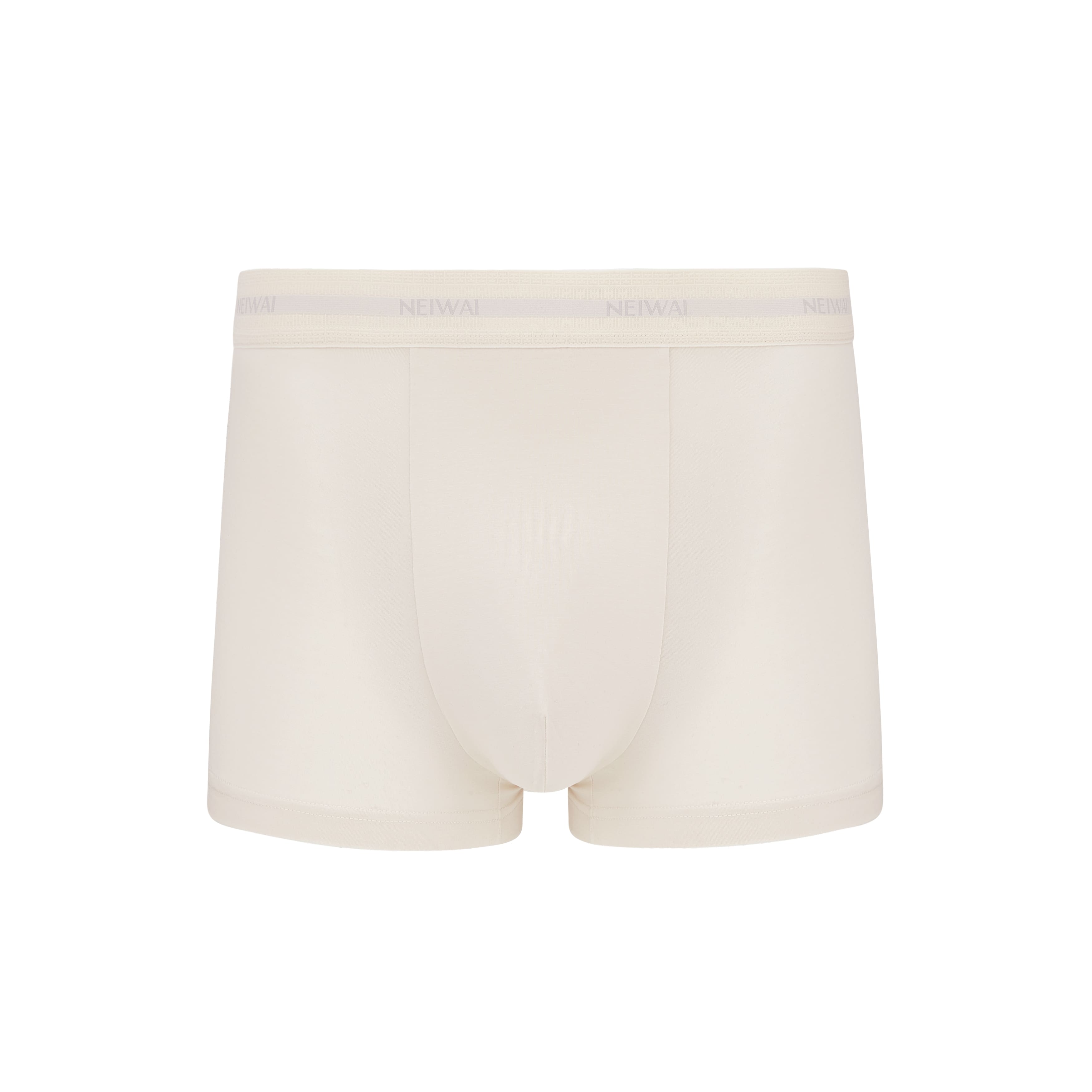 Men’s Cotton Boxer Brief in off white