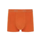 Men’s Cotton Boxer Brief in orange. Sienna color.