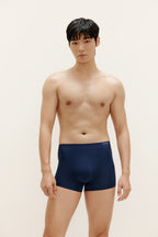 man in navy brief. Navy color. 