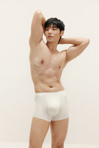 man in white brief. White color. 