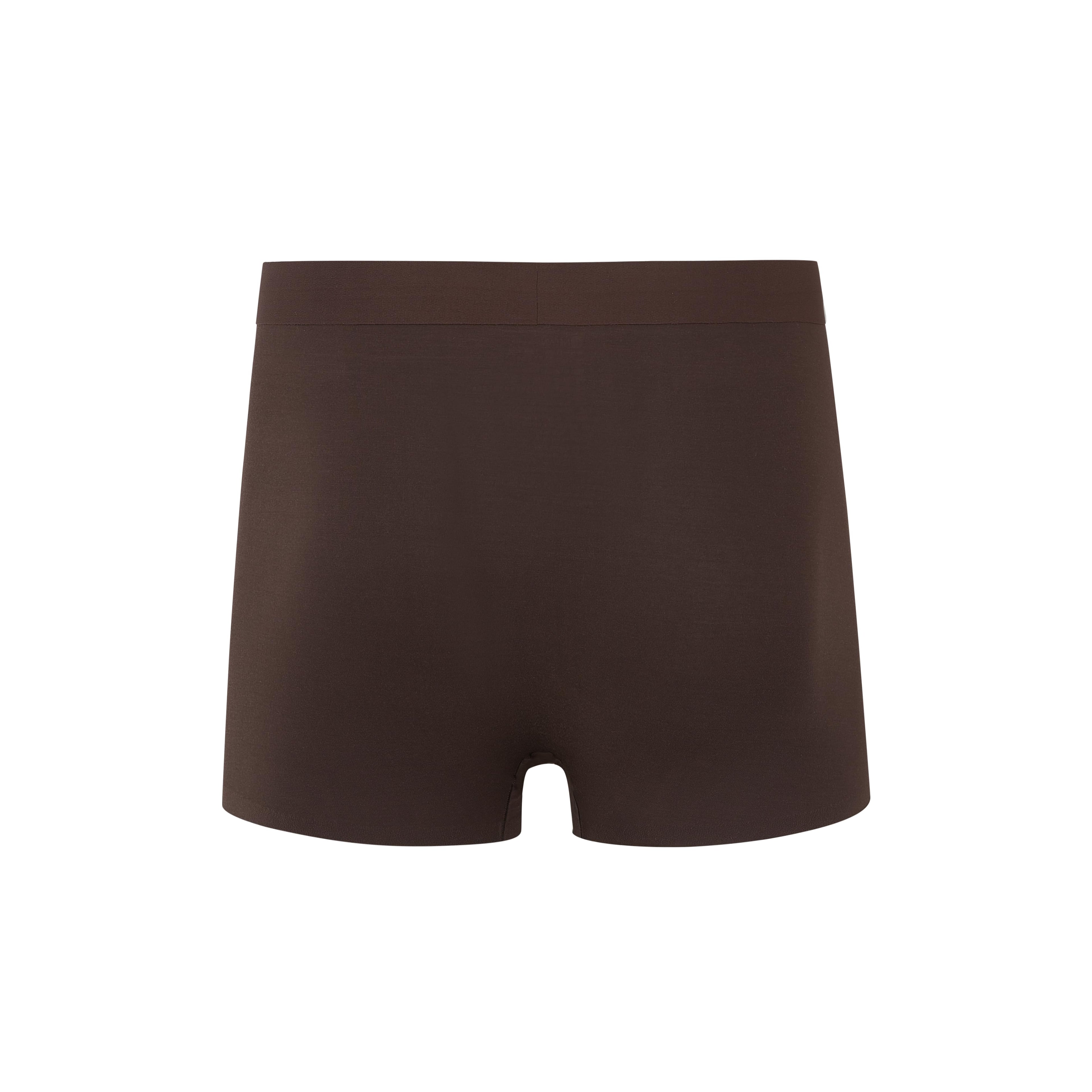 back of brown men's brief. Trunk color.