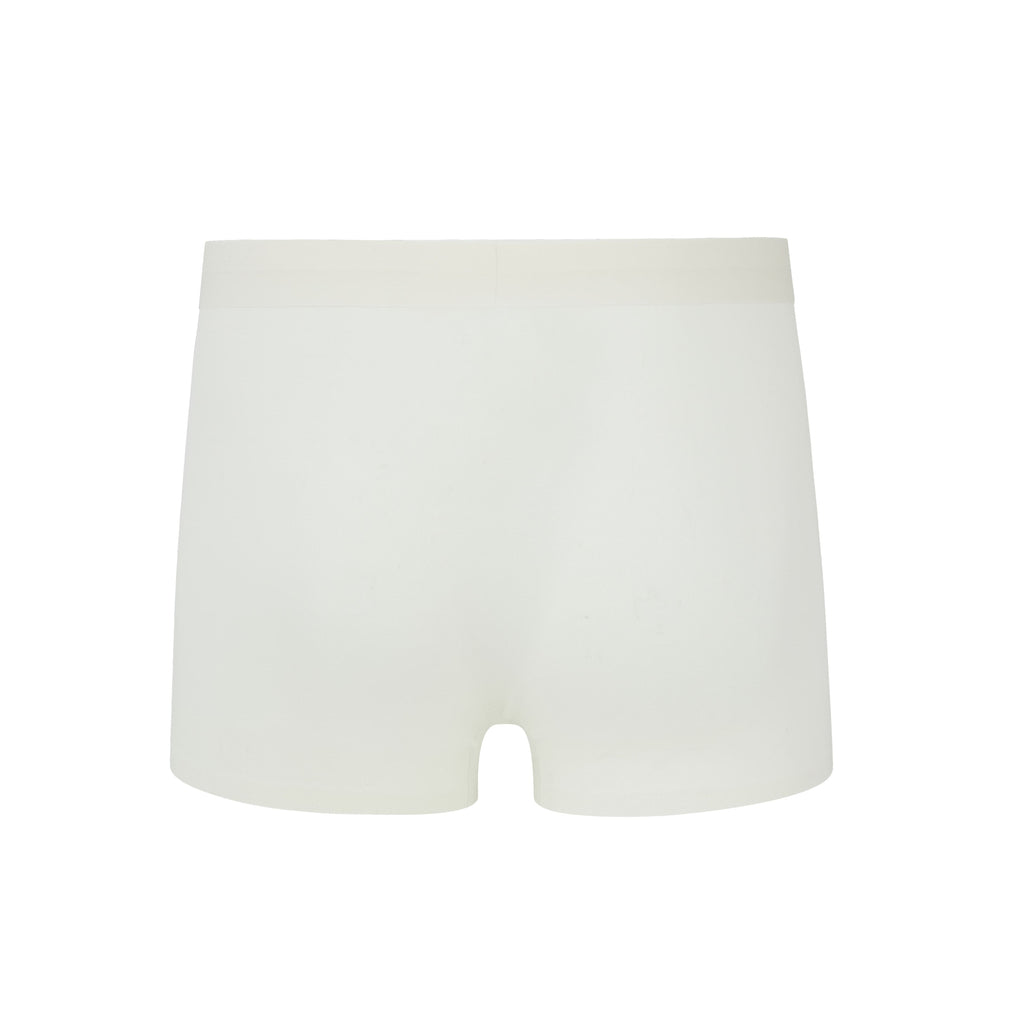back of white men's brief. White color.