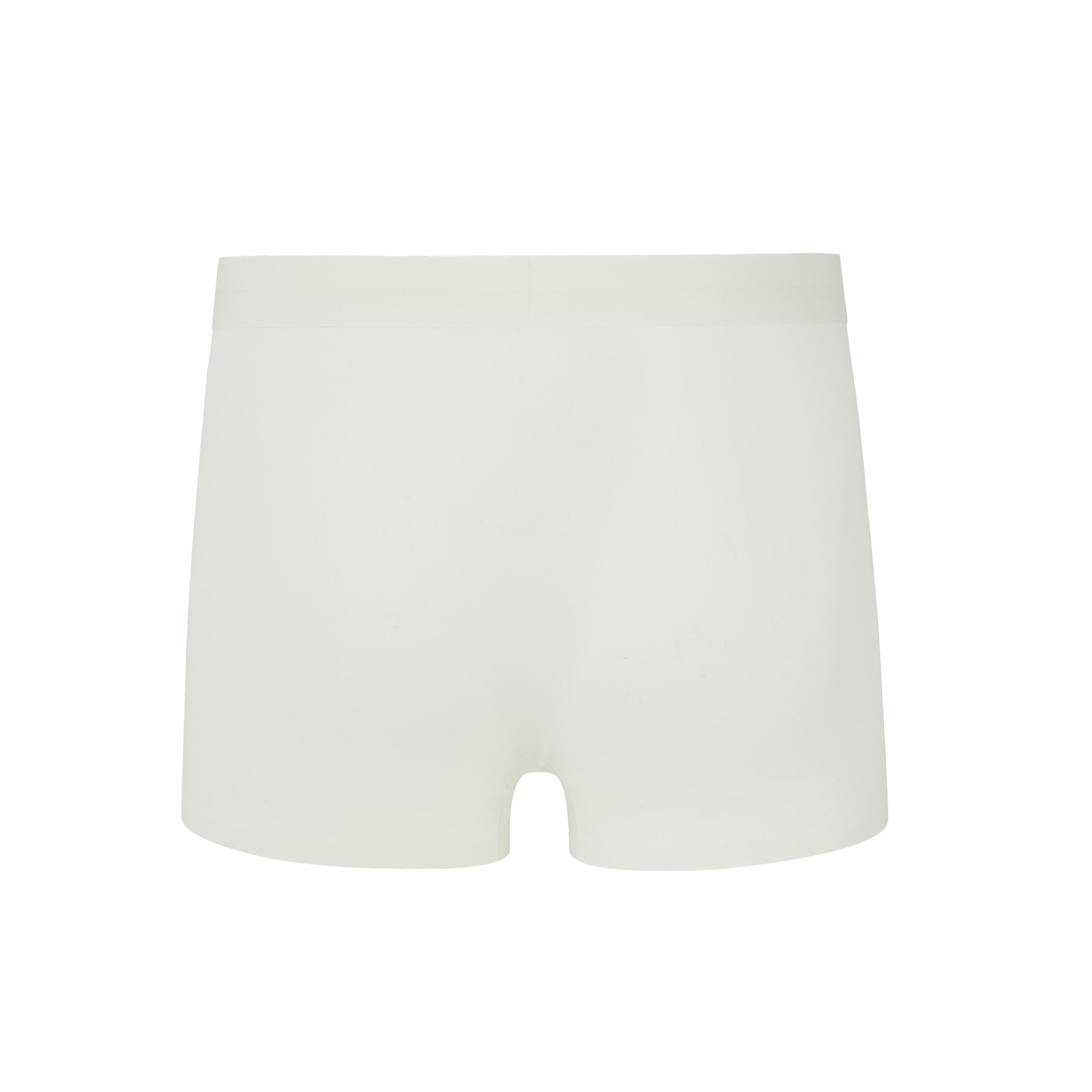 back of white men's brief. White color.