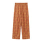 the brown pajama pants