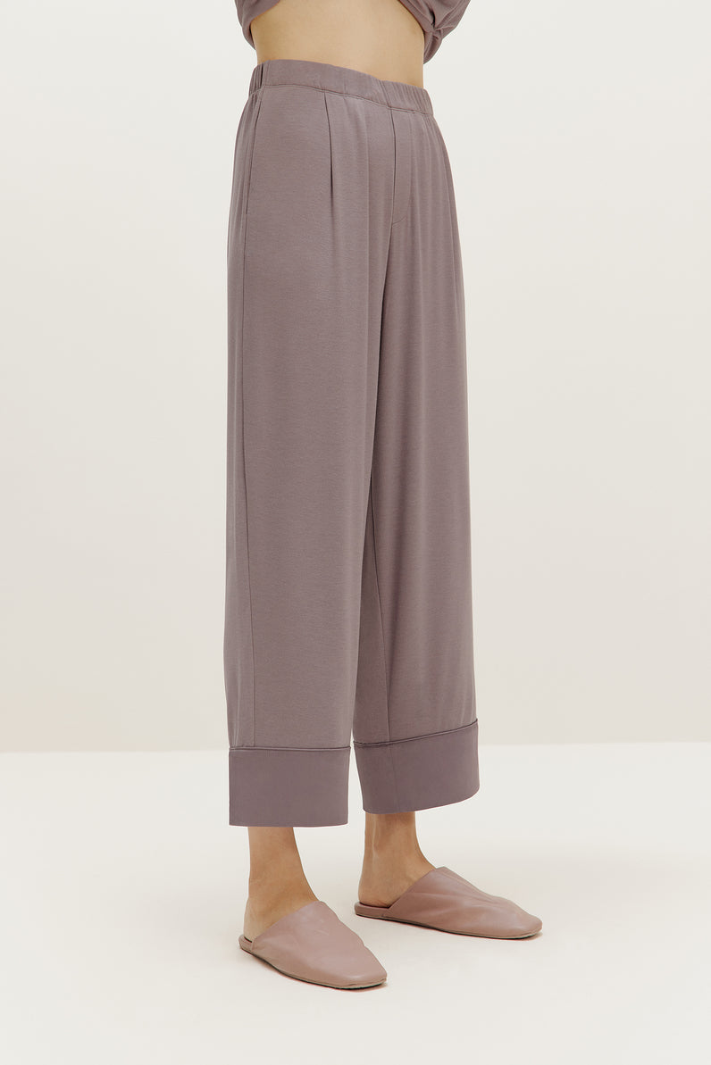 purple pajama pants