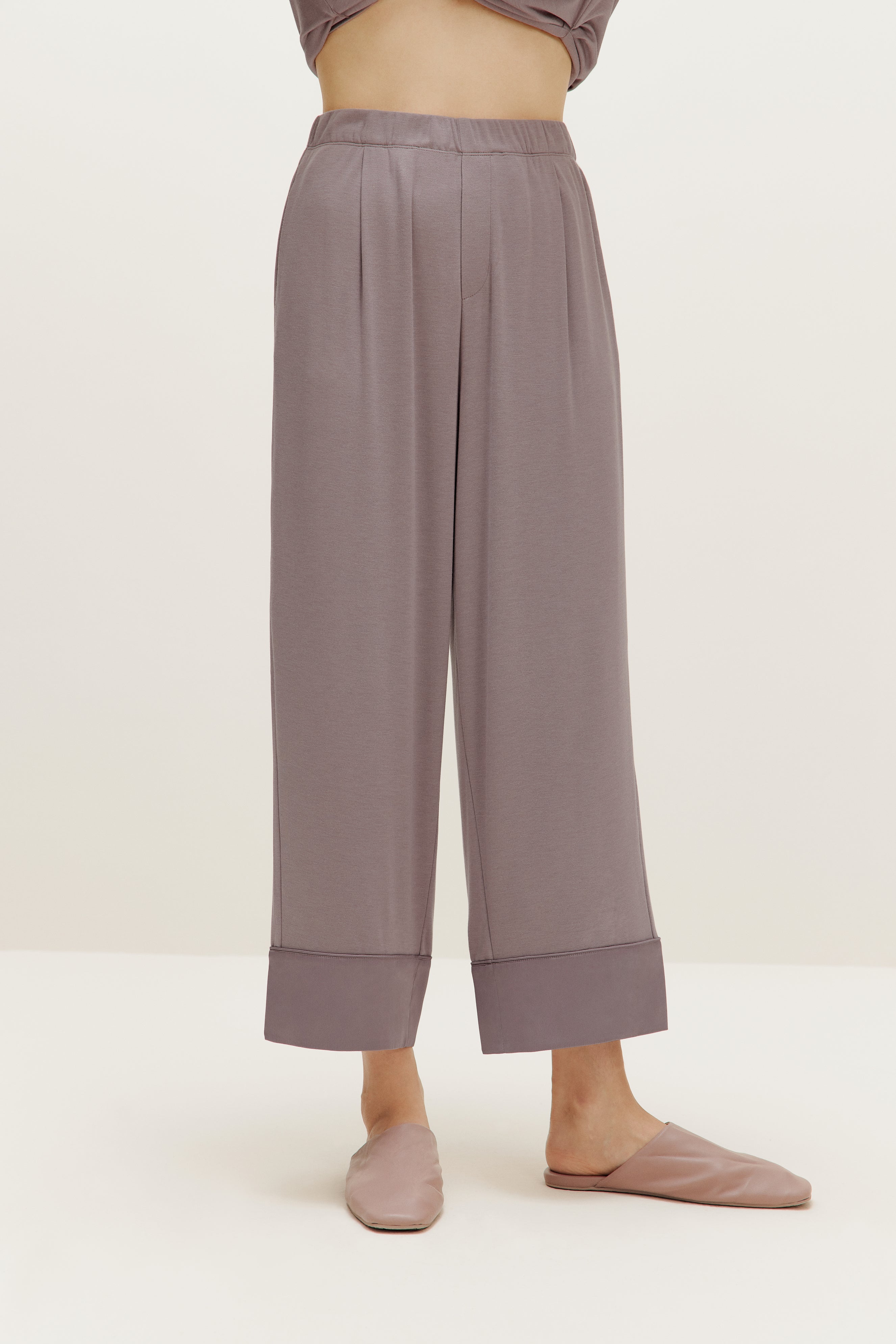 purple pajama pants