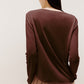 Drape-Front Asymmetrical Sweater