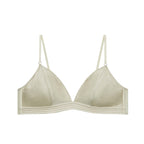 flat lay image of cream bra