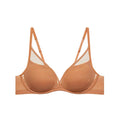 orange mesh bra