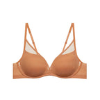 orange mesh bra