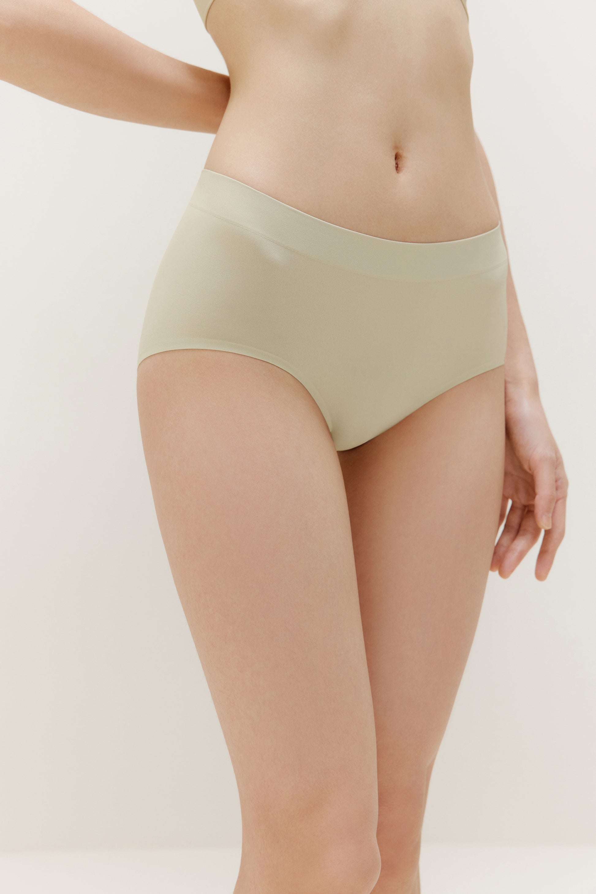 new healthy underwear soft solid simple