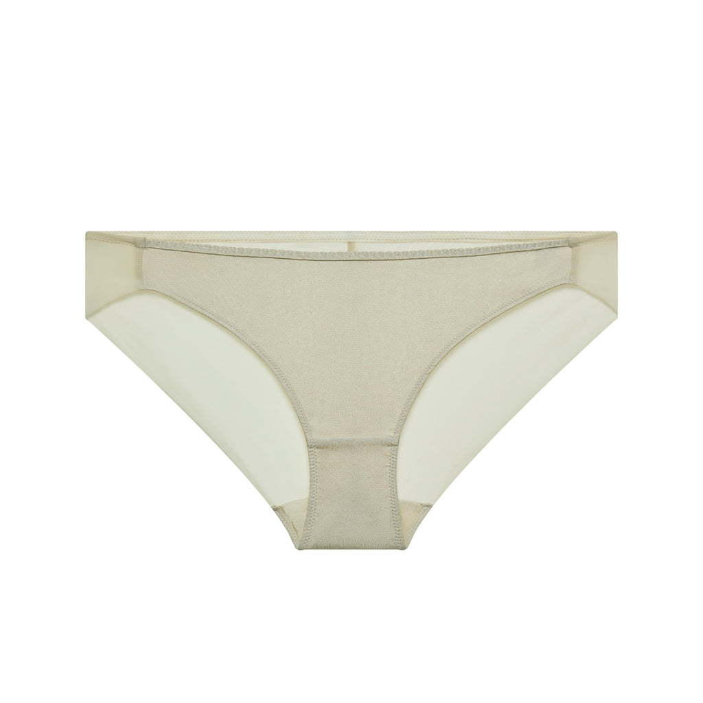 flat lay image of cream brief