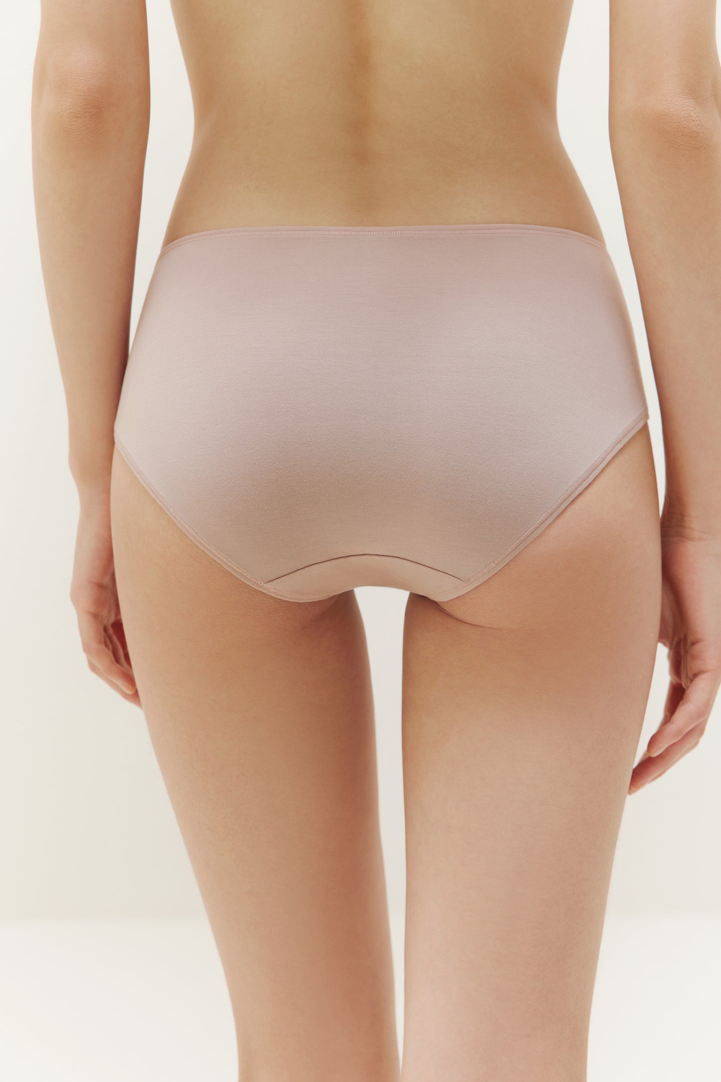 back of the light pink brief