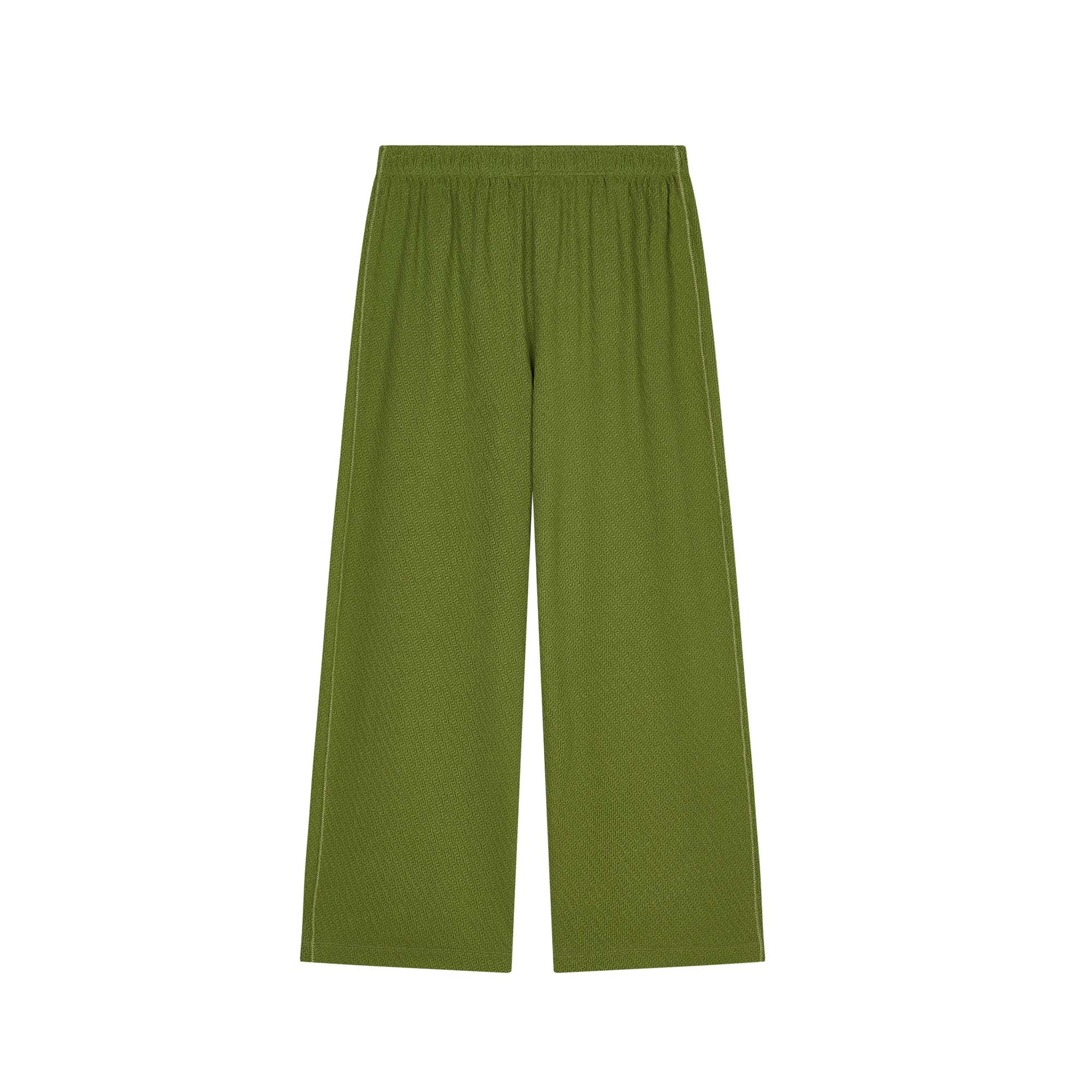 green pants
