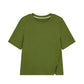 green T-shirt
