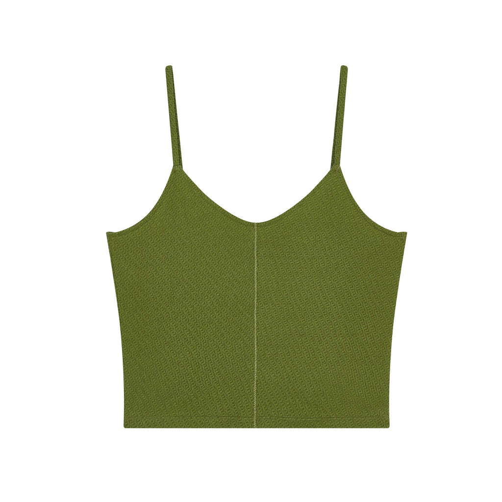 green camisole
