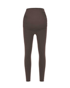 brown maternity leggings