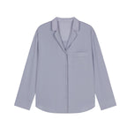 light blue pajama top