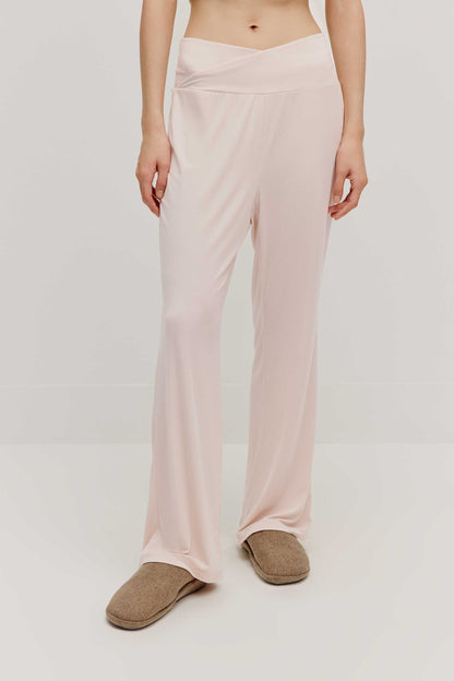 pink maternity pajama pants