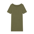 green pajama dress
