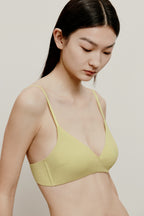 woman in yellow bra
