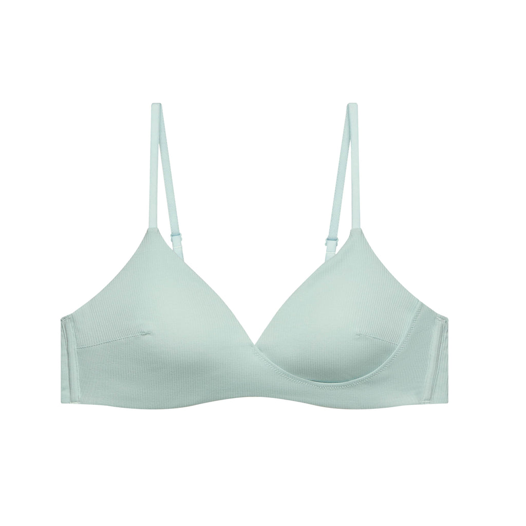 blue bra