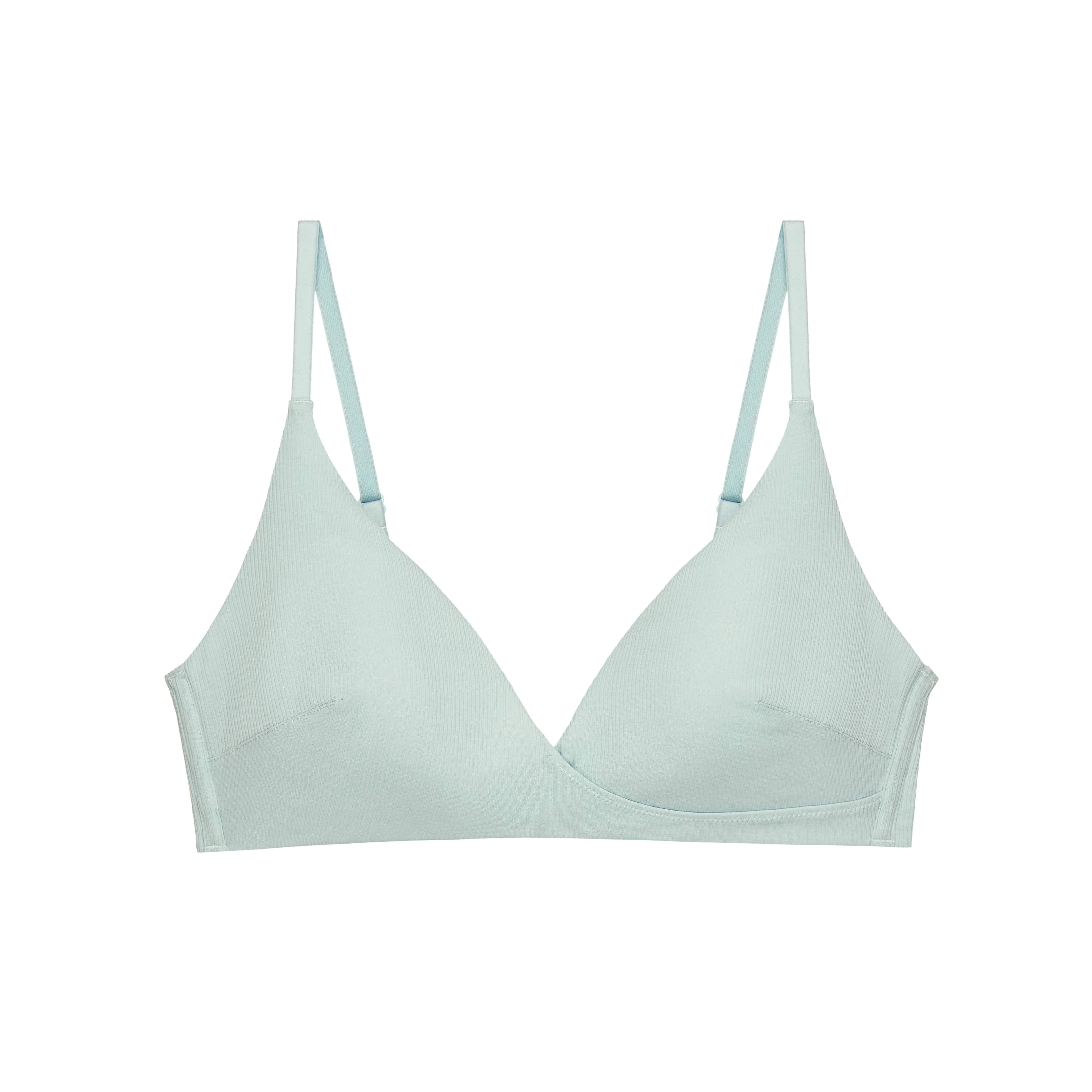 blue bra