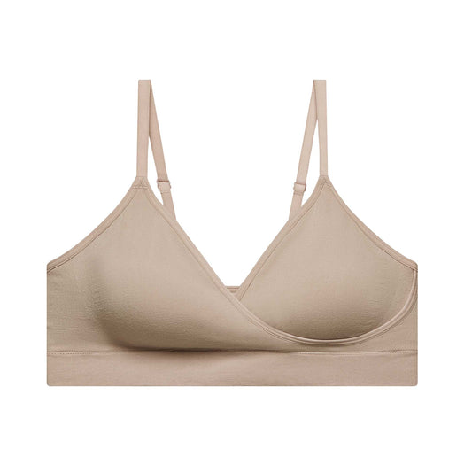 Athaelay Nursing Bra Seamless and Wireless One-Hand Easy Use for Day and Night  Time, Beige and Grey L : : Clothing & Accessories