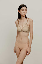 3D Smile Support Contrast 3/4 Cup Bra