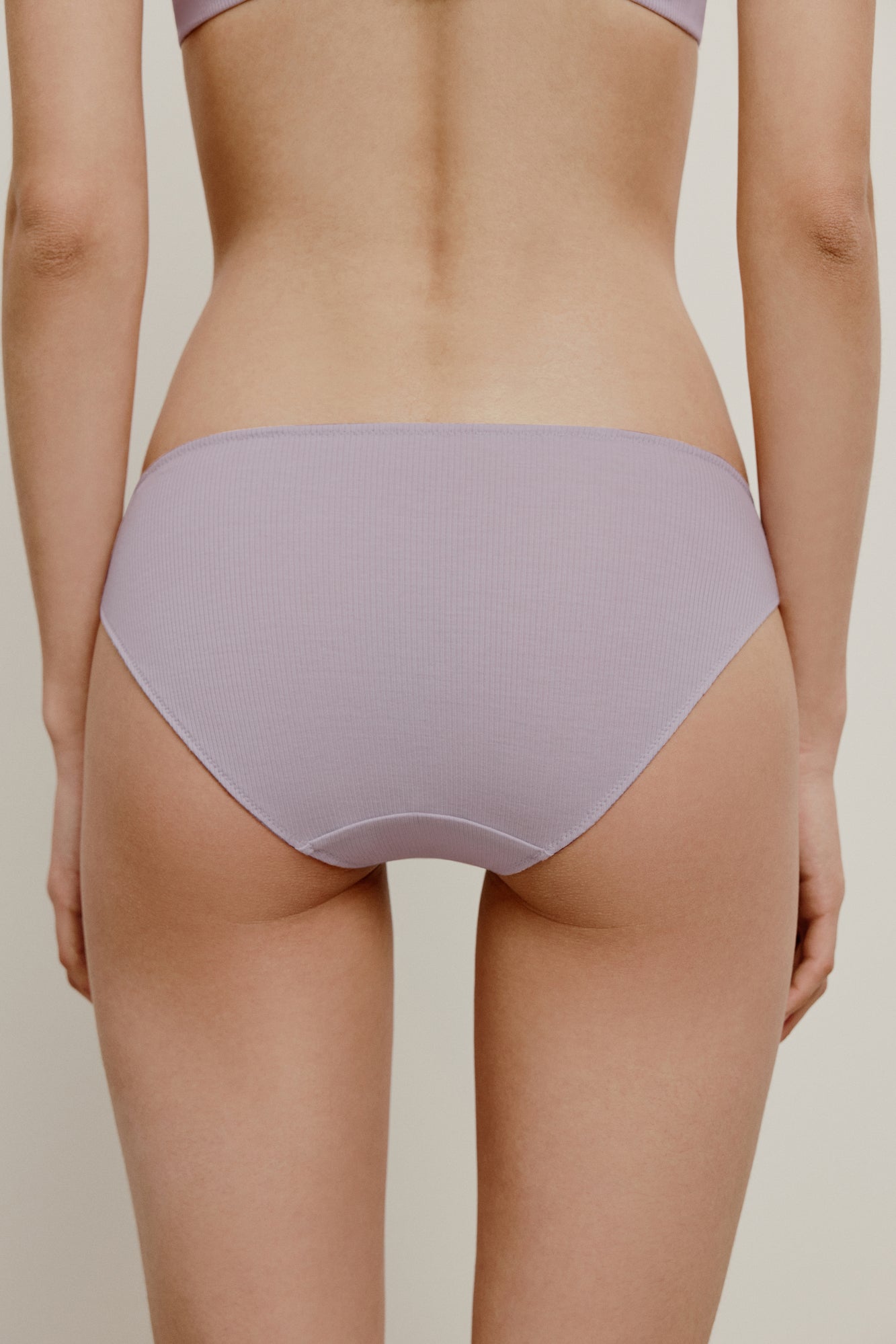 back of the purple low waist brief