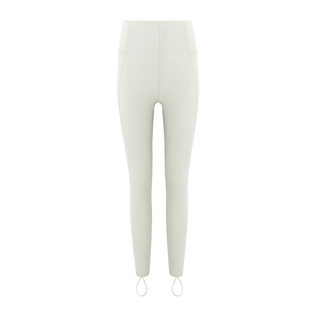 flat lay image of cream leggings