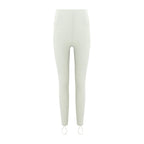 flat lay image of cream leggings