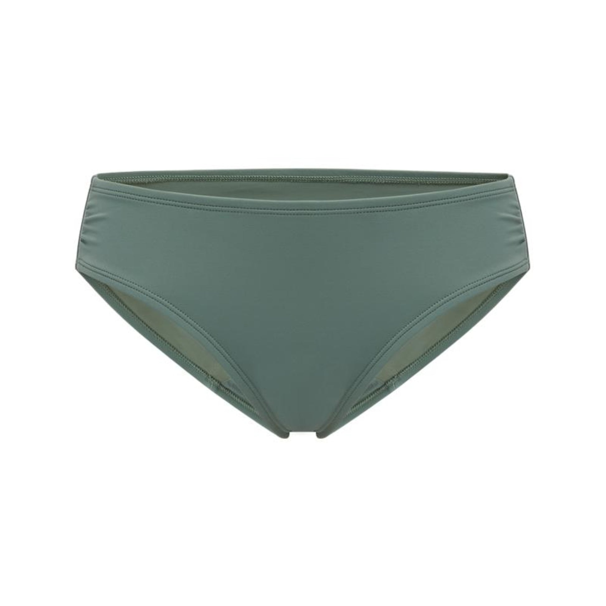 NEIWAI ACTIVE Jacquard Side Ruched Bikini Bottom In Sagebrush Green