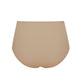 flat image of beige brief from back