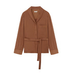 cinnamon belted pajama top