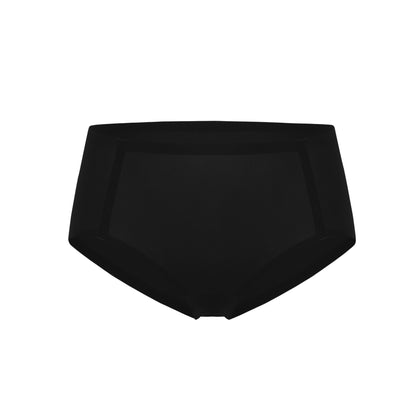 flay lay image of black brief